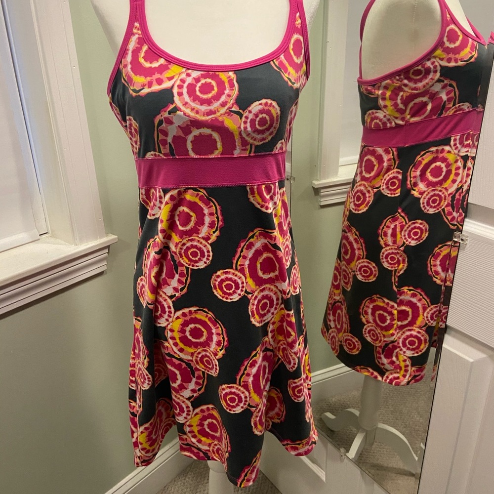 Soybu medium gray multicolor athleisure dress